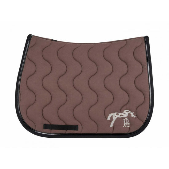 Saddle pad with honeycomb cotton lining designed to absorb perspiration