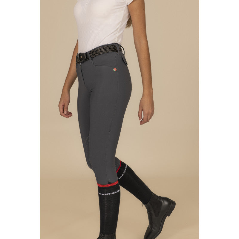 Manfredi Equestrian dark grey breeches