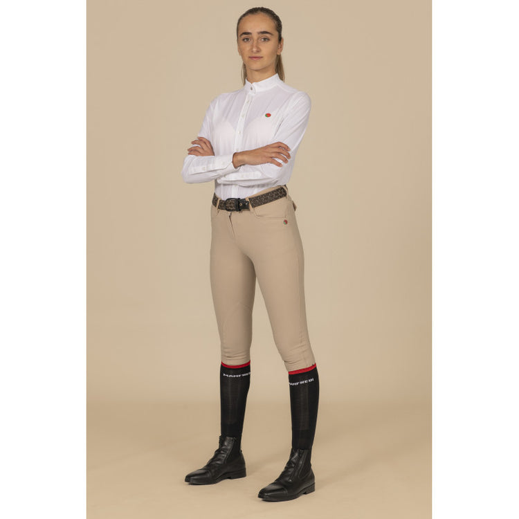 Classic beige womens breeches