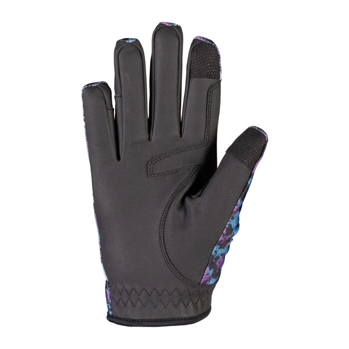 Touchscreen compatible kids riding gloves with practical functionality