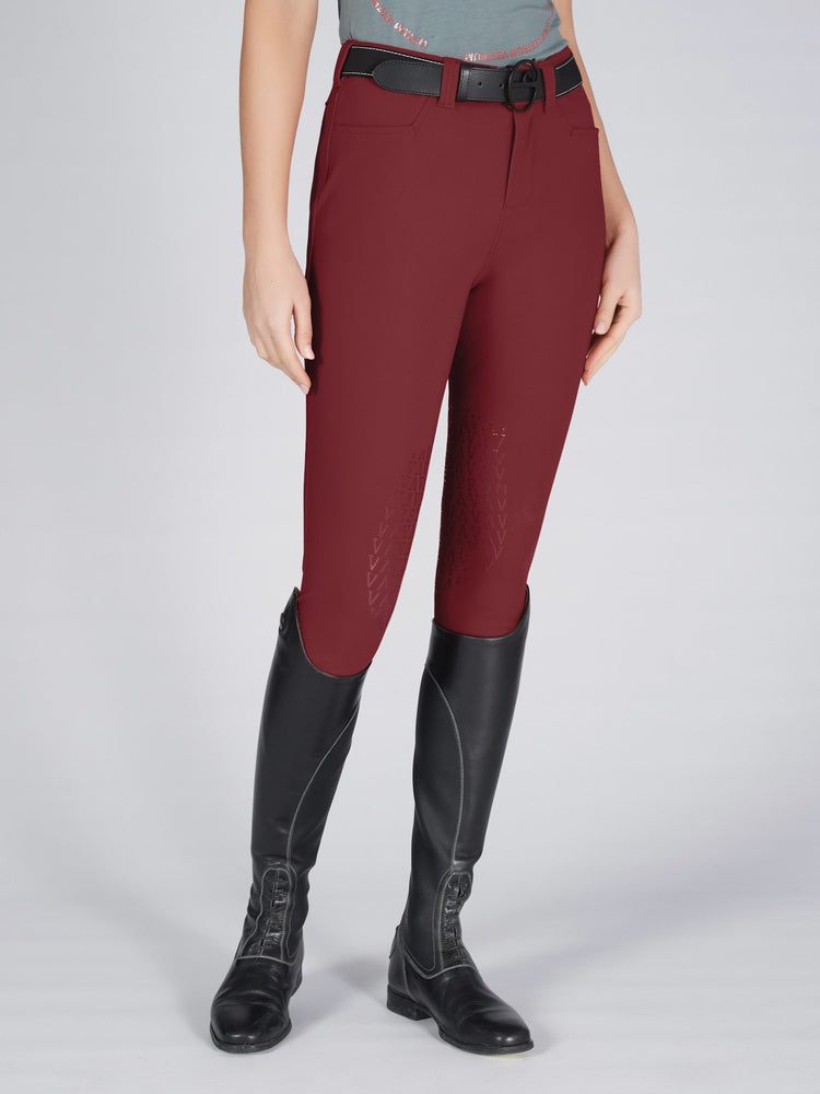 Vestrum dark red riding breeches