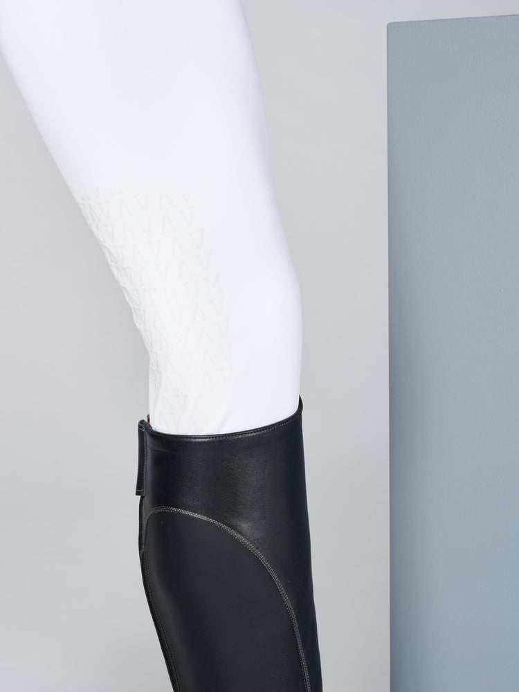 Silicone knee grip men breeches
