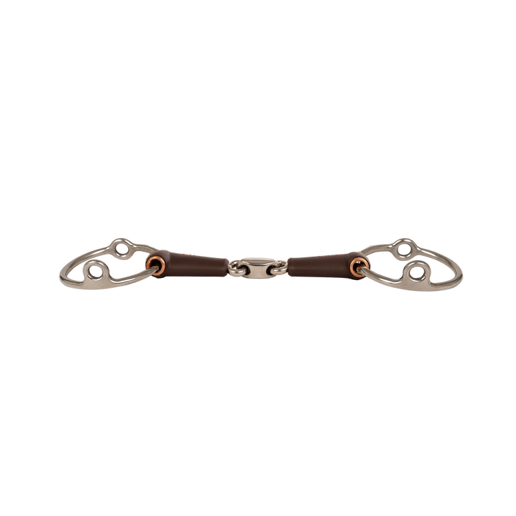 Velari double-jointed Flex Medium Gag bit for even pressure distribution