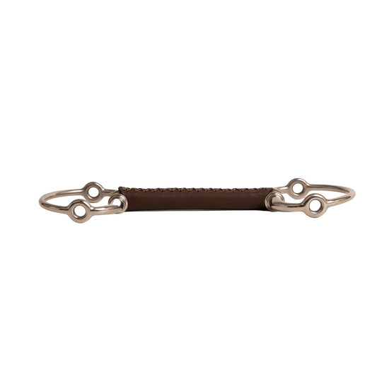 Velari equestrian leather eggbutt bit for experienced riders