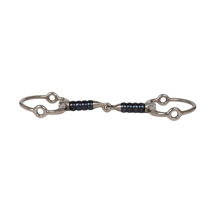 Velari Gag bit with movable Cherry Rollers for additional tongue activity