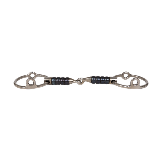 Velari single-jointed Cherry Roller Gag bit for direct rein aids