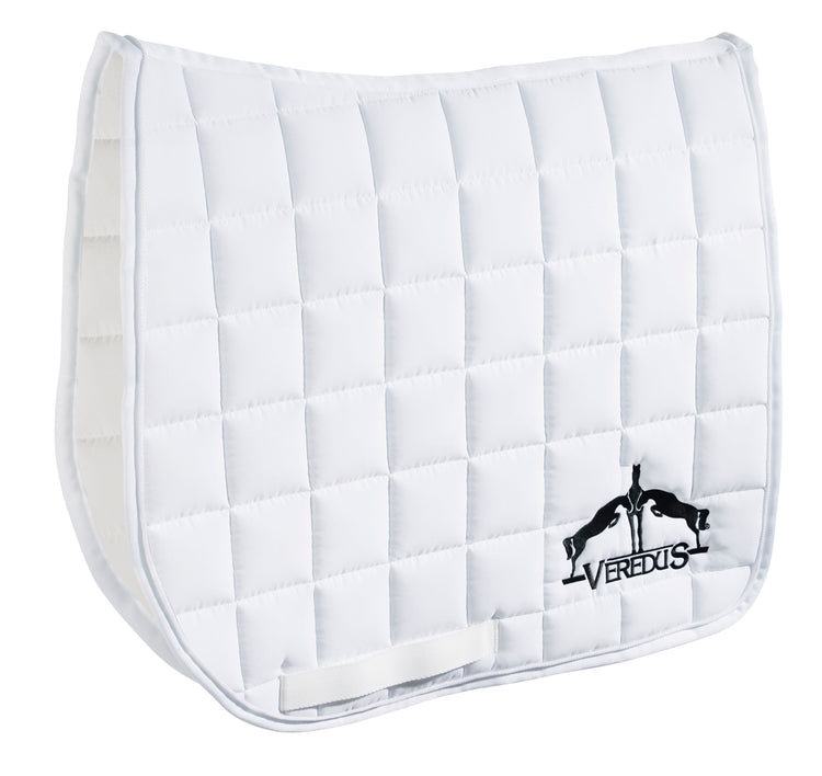 Premium dressage saddle pad with breathable padding
