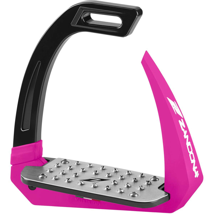 Bright pink safety stirrups