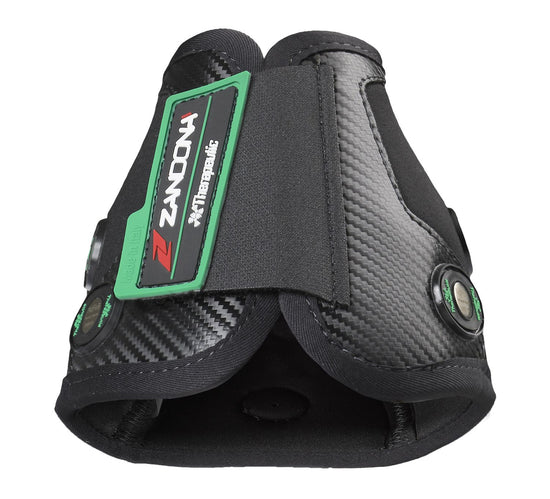 Zandona Therapeutic Bell Boot fitted around a horse’s hoof.
