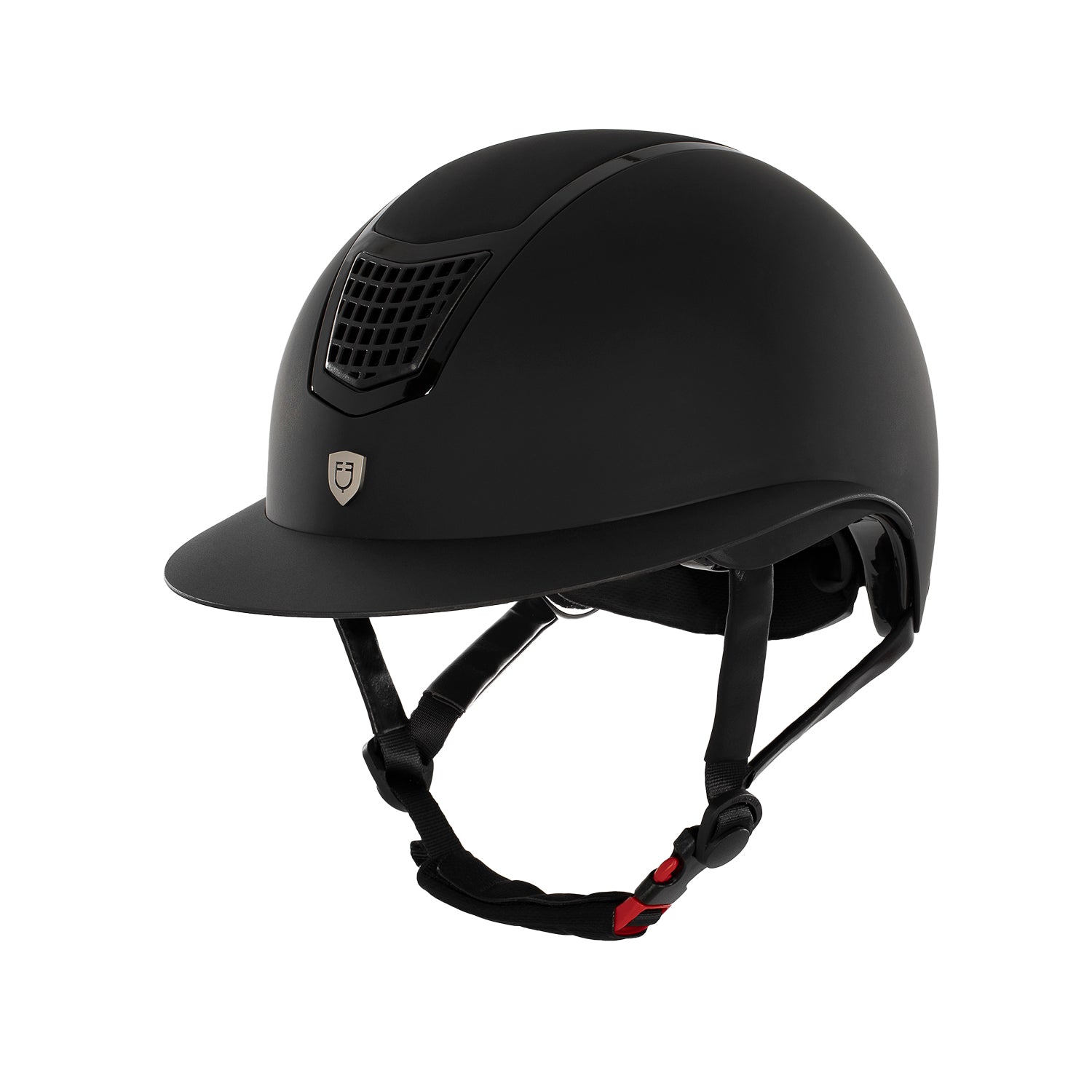 matt helmet with wide visor for sun protection