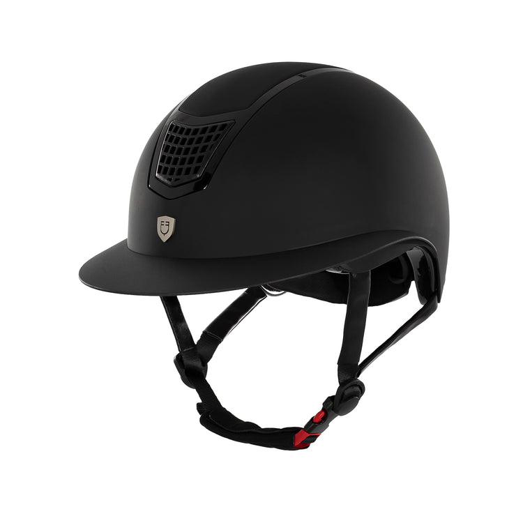 matt helmet with wide visor for sun protection