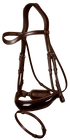 Patent Brown Dressage Bridle