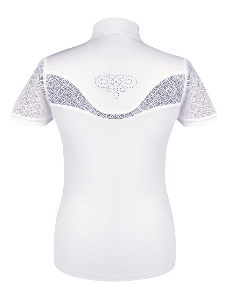 Competition Show Shirt for lady riders by Fair Play in white