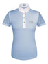 Competition Show Shirt for lady riders by Fair Play in light blue