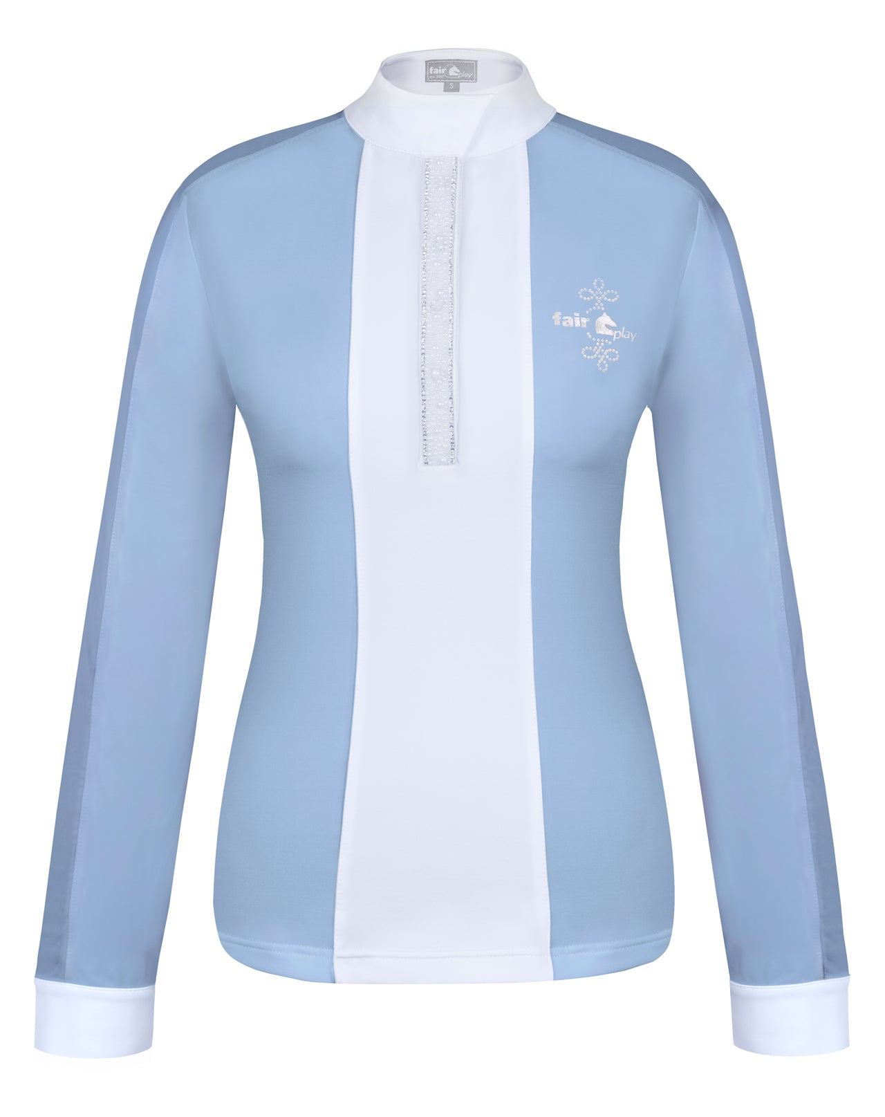 Light blue show shirt for women