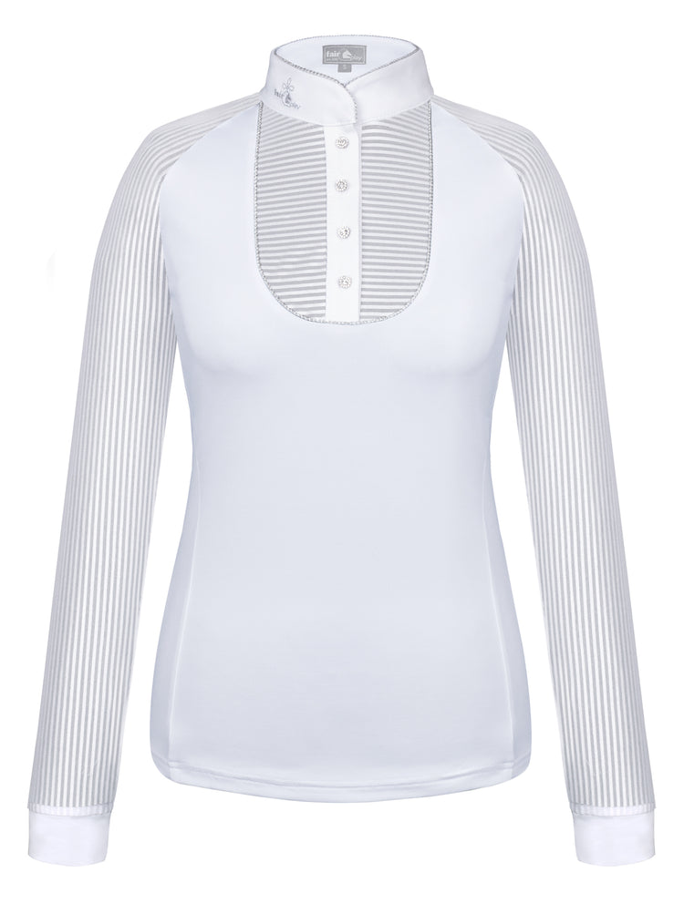 White show shirt with crystals