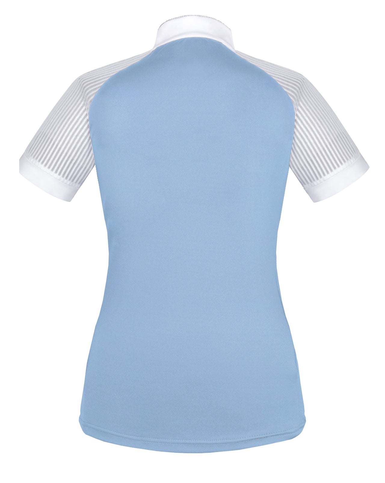 Light blue show shirt with crystals