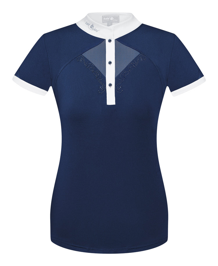 Navy shirt for riders