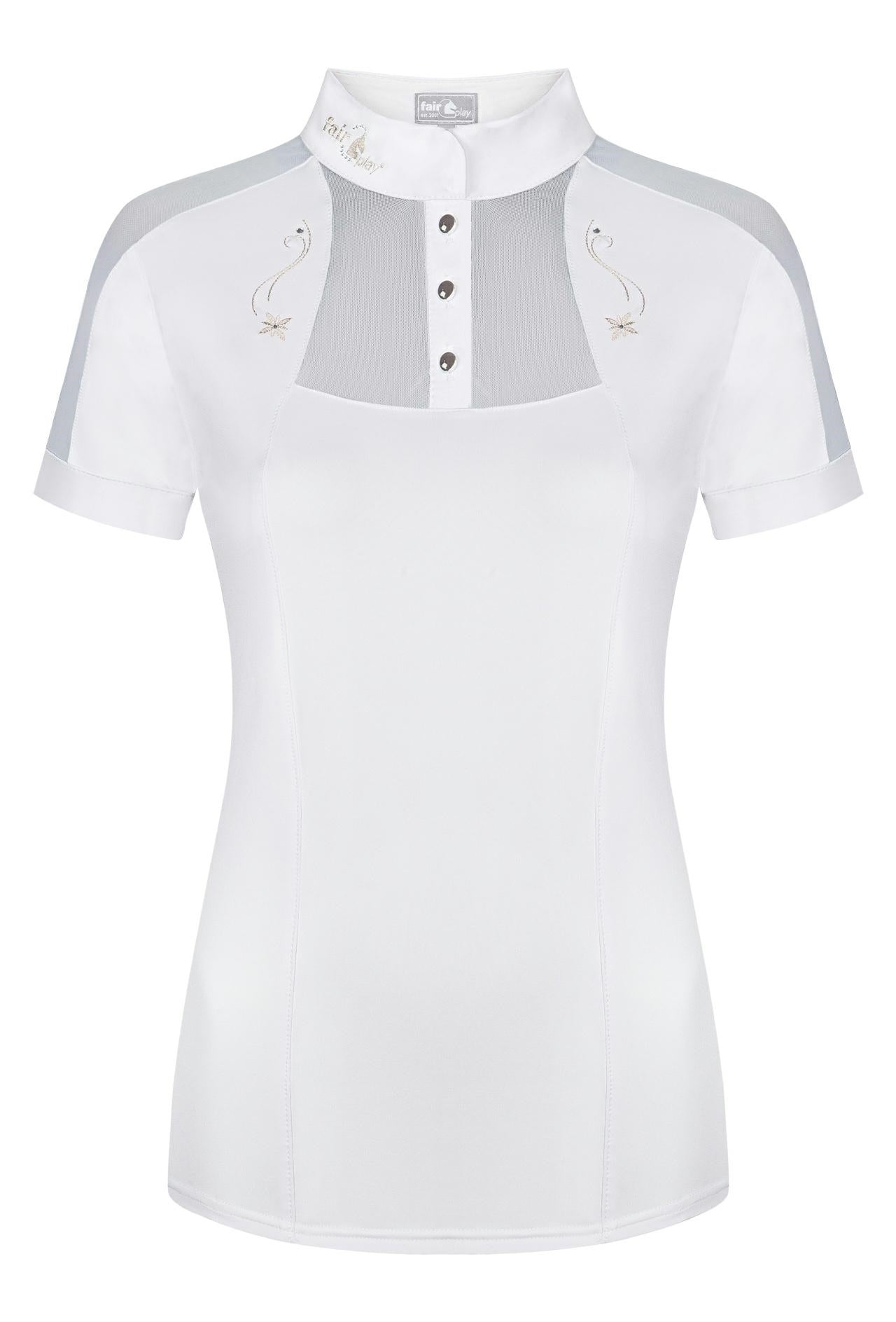 wit concours shirt dressuur