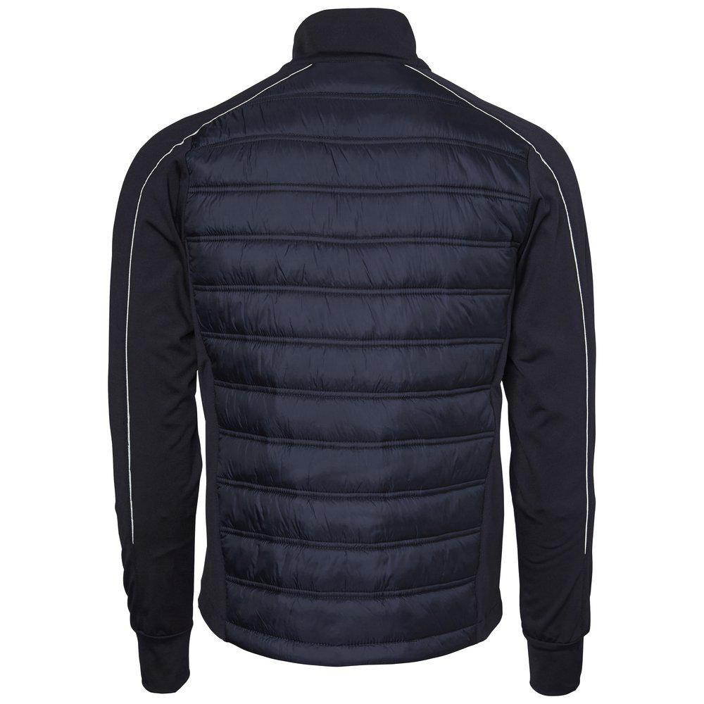 Navy jacket for riding from mountain horse