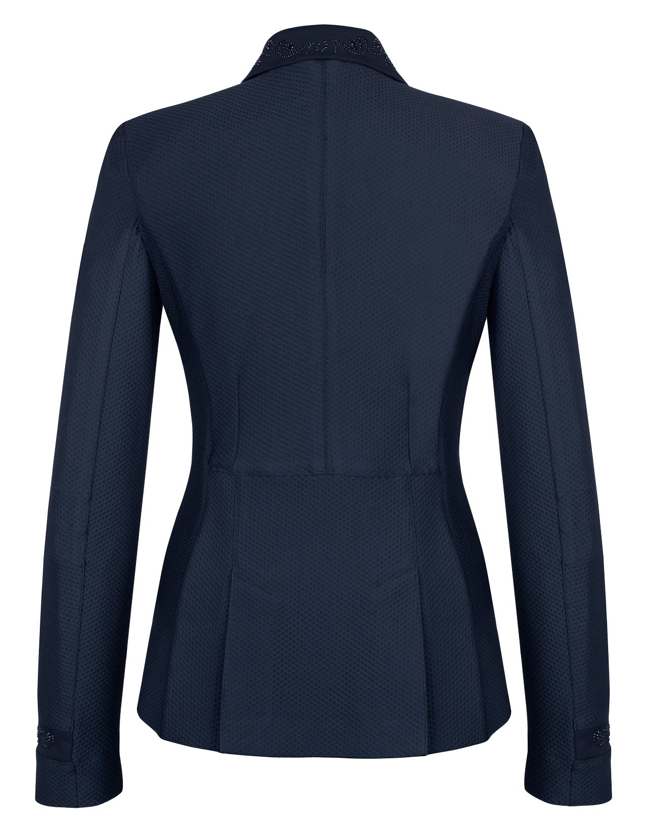 Navy show shirt with crystals