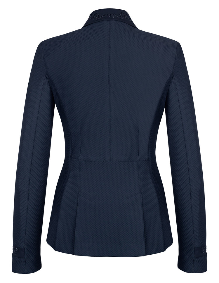 Navy show shirt with crystals