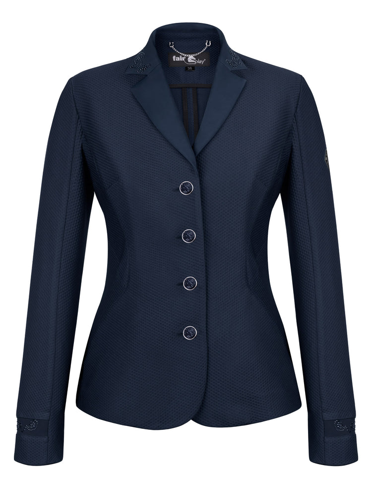 Navy blue show shirt for ladies