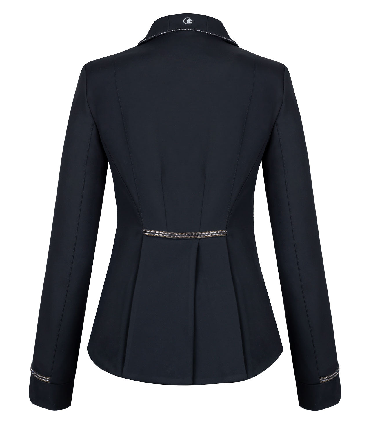 Black show jacket with crystals