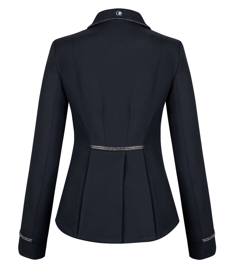Black show jacket with crystals
