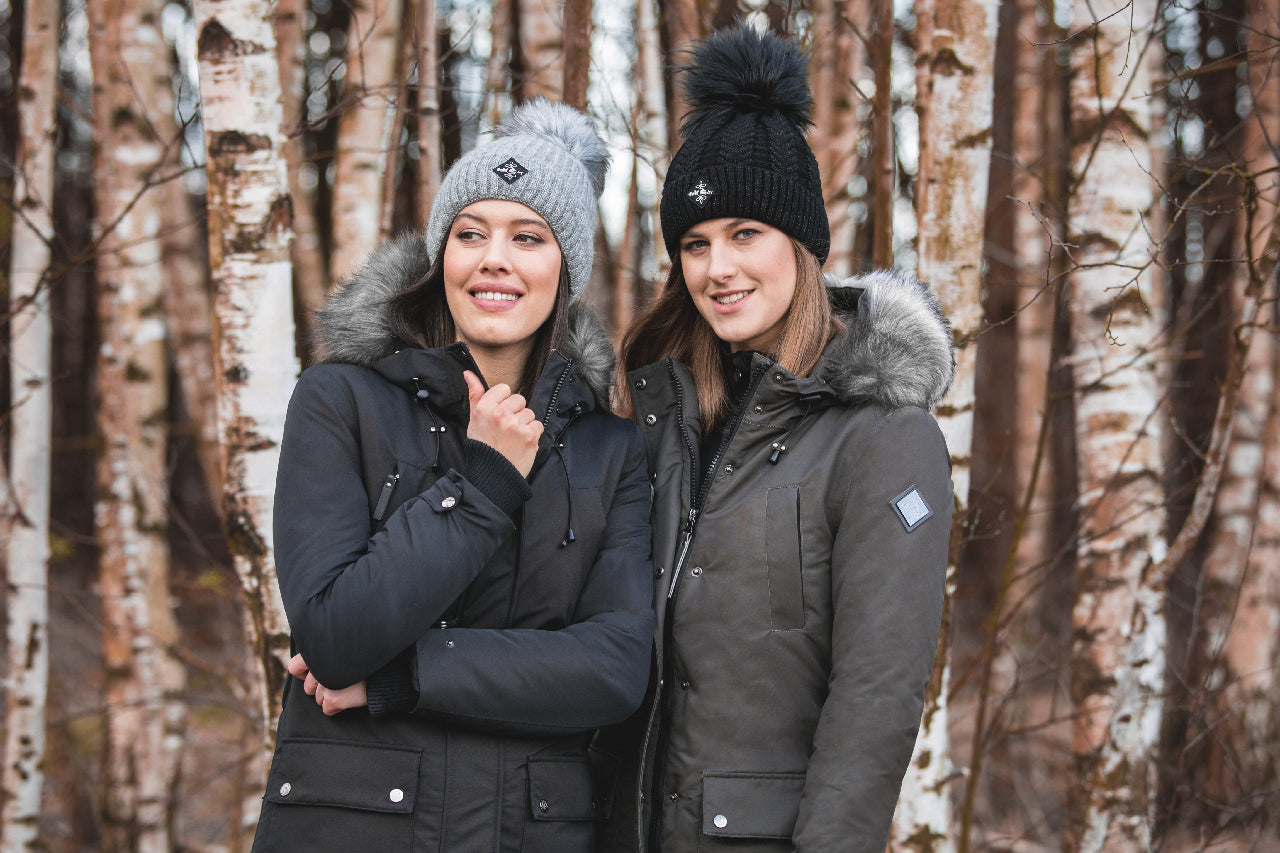 Fair Play black or olive parka