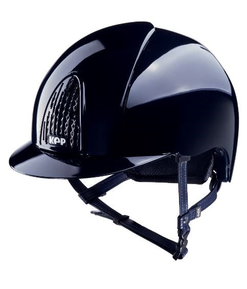 Shiny Blue horse riding helmet