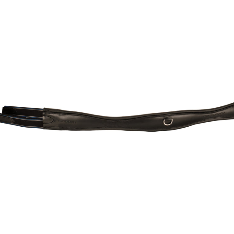 Soft black leather girth