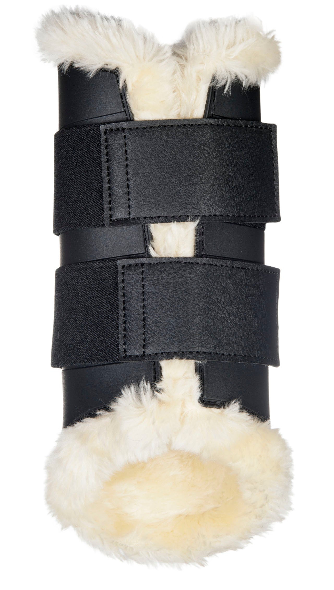 Sheepskin brushing boots