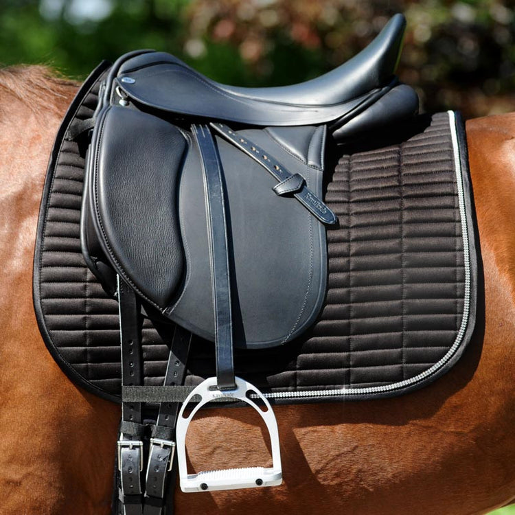 black saddle blanket quilted