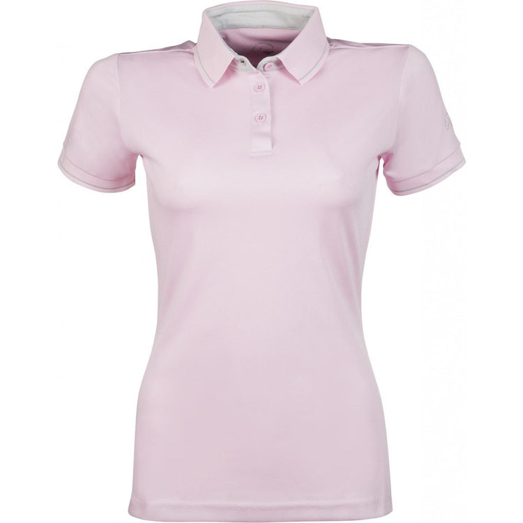 powder rose polo shirt