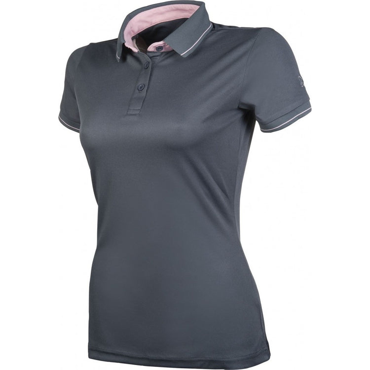 Dark Grey Poloshirt for women