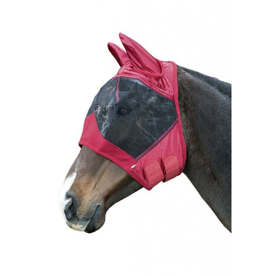 Red Fly mask for horses