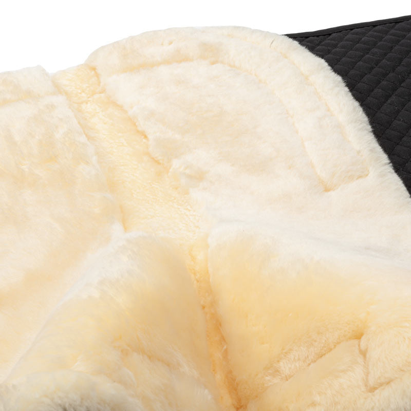 Saddle Pad with genuine sheepskin underside