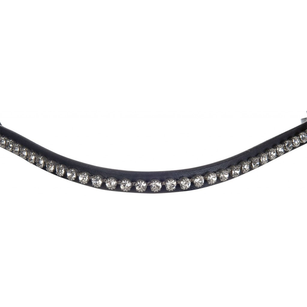 Browband with rhinestones