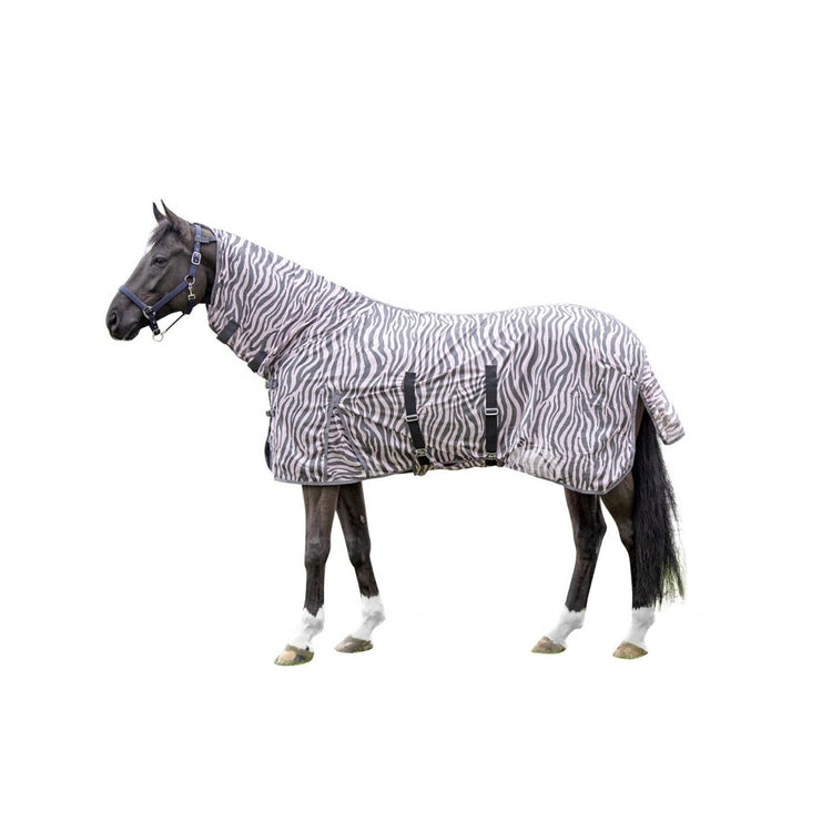 Zebra Fly Rug with neck