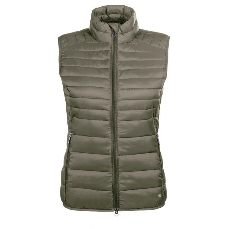 olive green equestrian vest