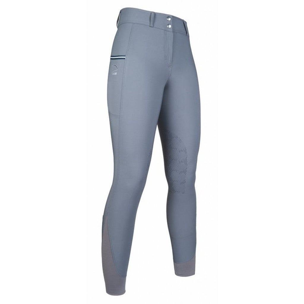 HKM Grey breeches knee grip