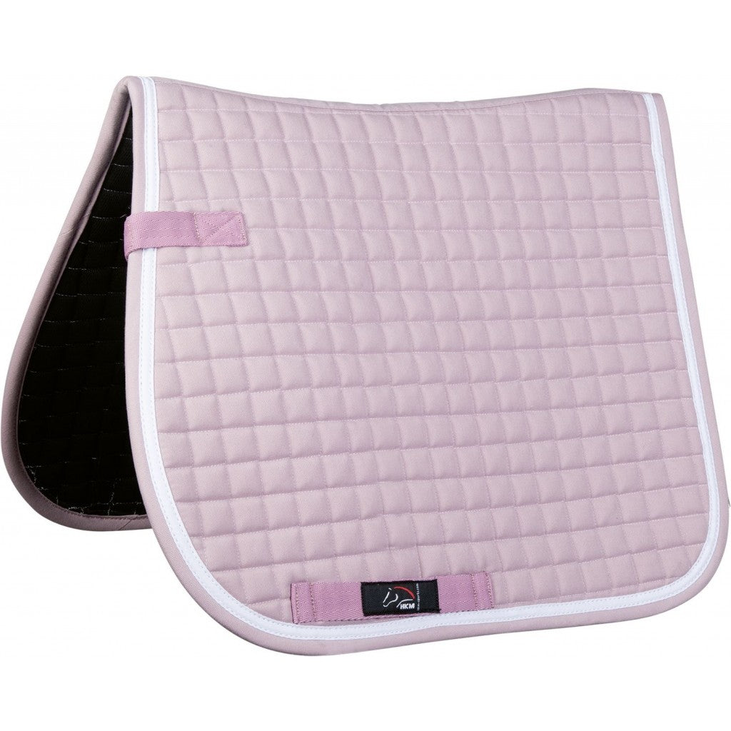 light rose saddle pad HKM for minis