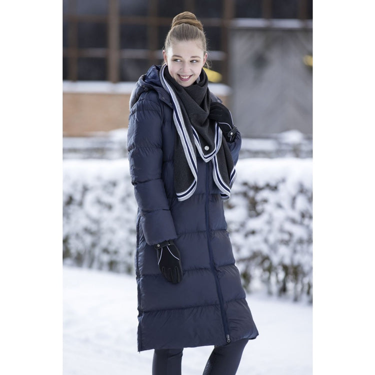 Warm winter equestrian coat long