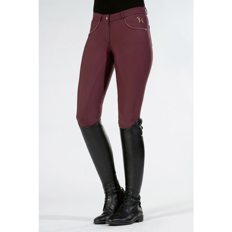 Burgundy Full Seat Breeches