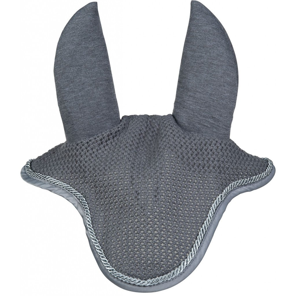 grey ear bonnet that cancels noise