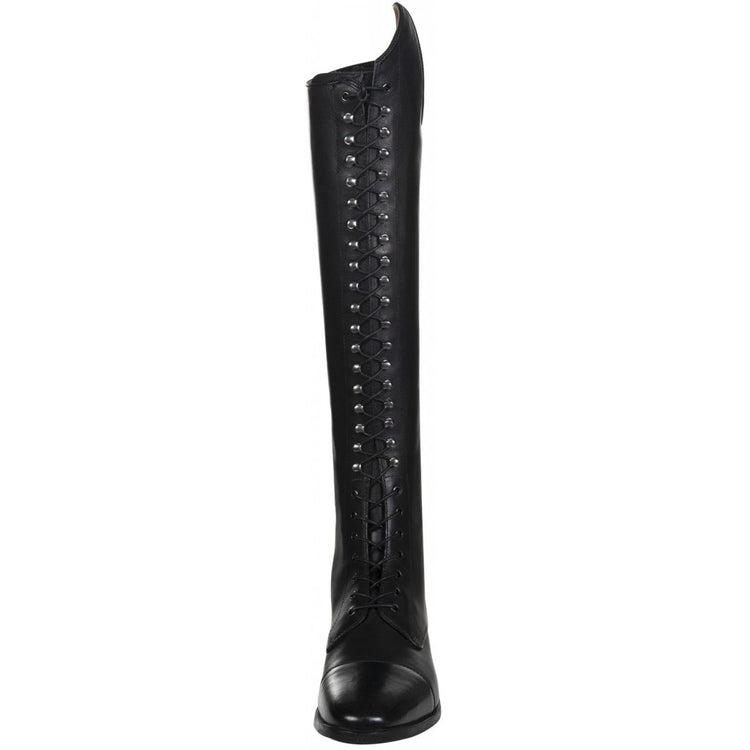 Lace-up horse riding boots