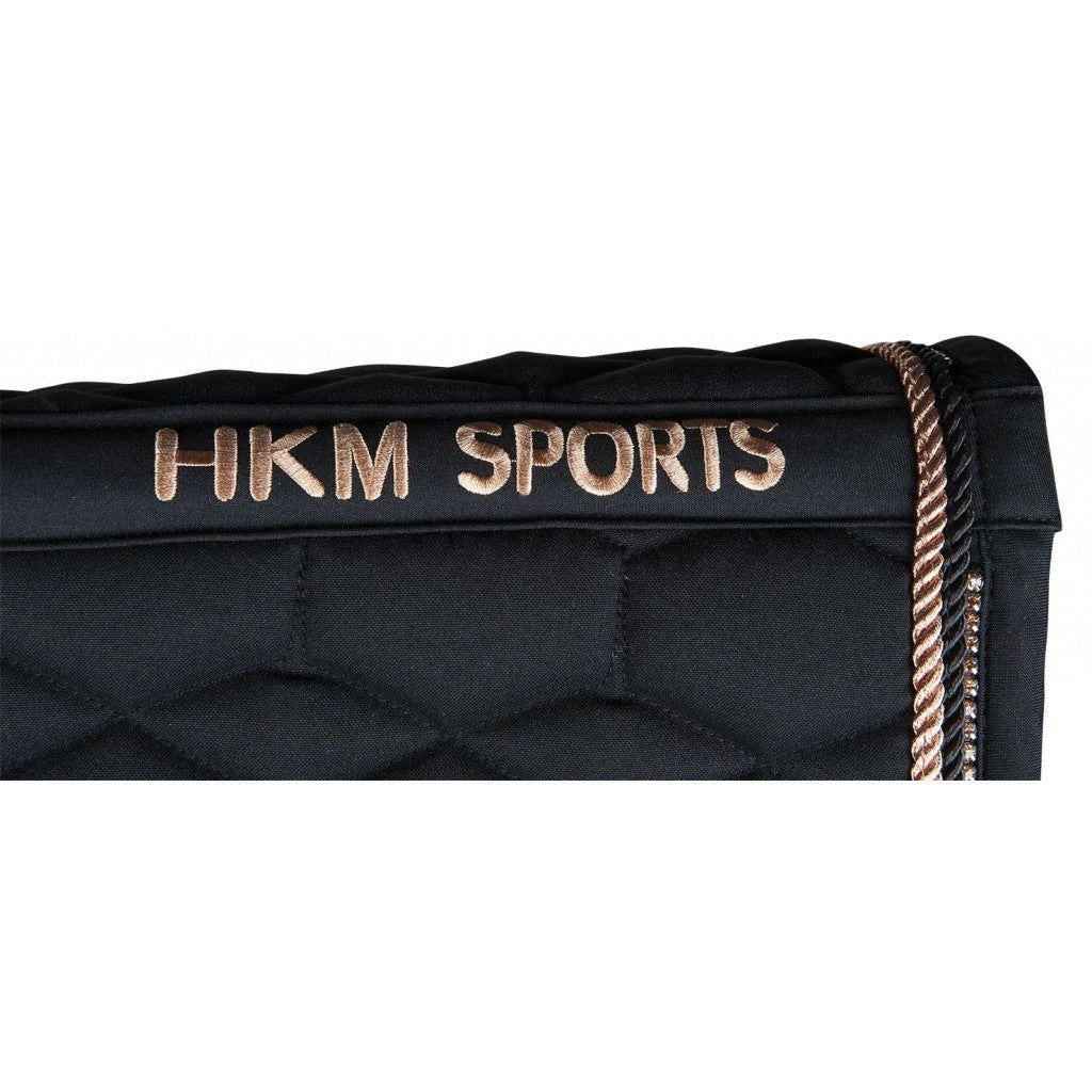 HKM Rose Gold Saddle Pad