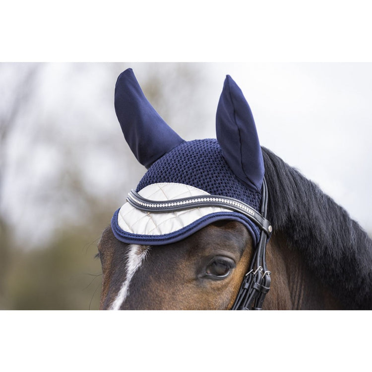 Deep Blue/ Gold Ear bonnet