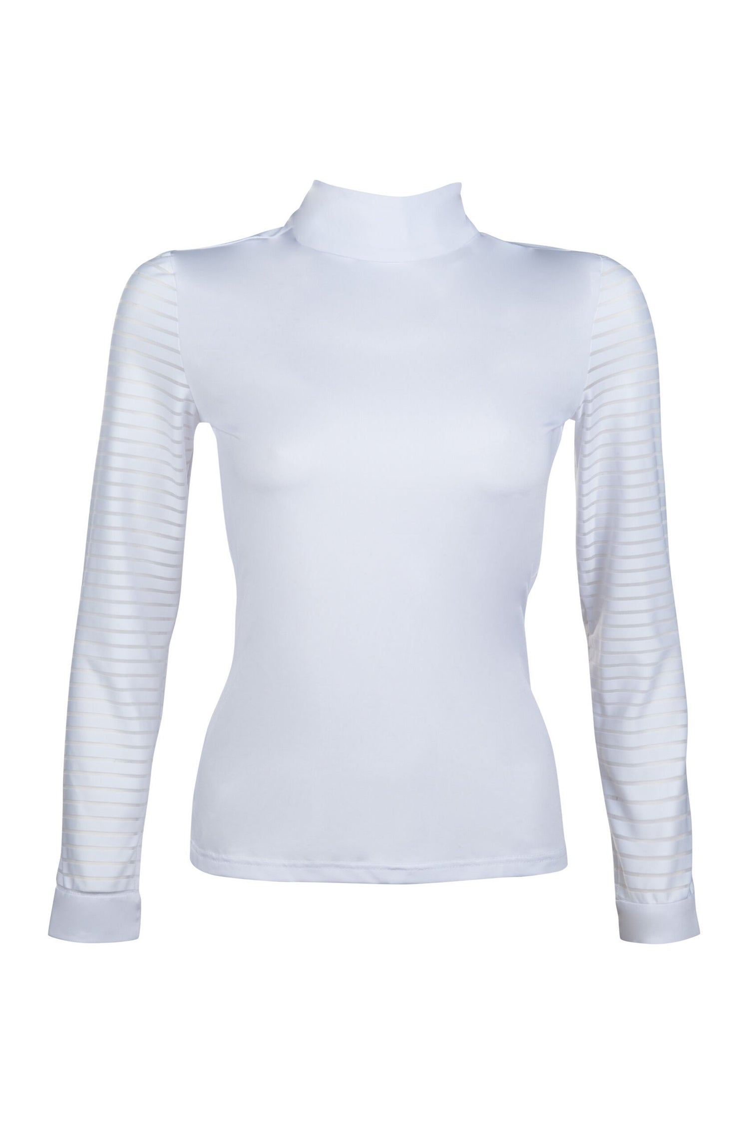 White long sleeve competition shirt